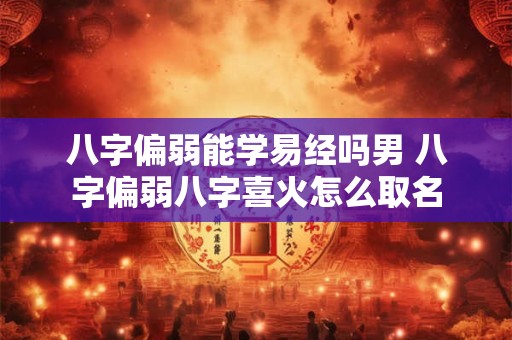 八字偏弱能学易经吗男 八字偏弱八字喜火怎么取名