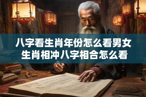 八字看生肖年份怎么看男女 生肖相冲八字相合怎么看