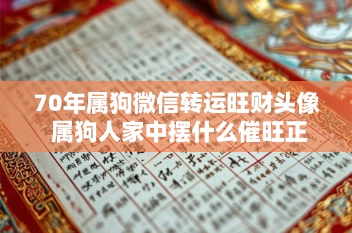 70年属狗微信转运旺财头像 属狗人家中摆什么催旺正财