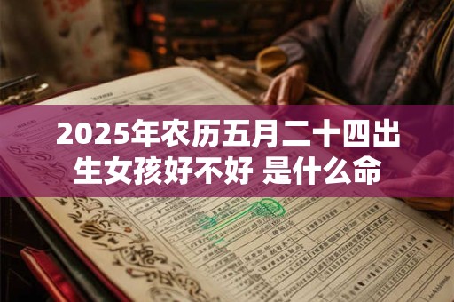 2025年农历五月二十四出生女孩好不好 是什么命