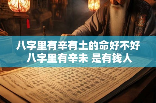 八字里有辛有土的命好不好 八字里有辛未 是有钱人