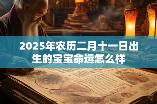 2025年农历二月十一日出生的宝宝命运怎么样