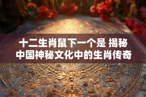 十二生肖鼠下一个是 揭秘中国神秘文化中的生肖传奇! 十二生肖鼠下一个是 揭秘中国神秘文化中的生肖传奇!