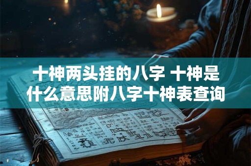 十神两头挂的八字 十神是什么意思附八字十神表查询