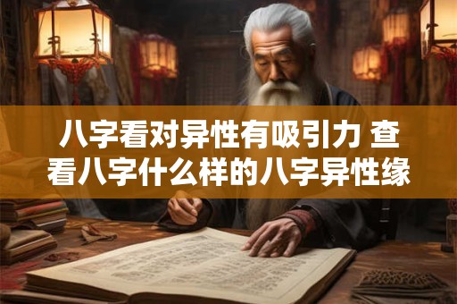 八字看对异性有吸引力 查看八字什么样的八字异性缘好
