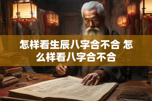 怎样看生辰八字合不合 怎么样看八字合不合