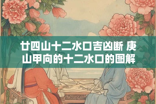 廿四山十二水口吉凶断 庚山甲向的十二水口的图解