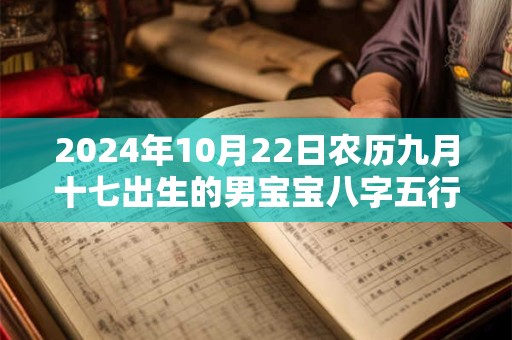 2024年10月22日农历九月十七出生的男宝宝八字五行