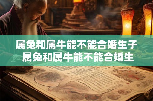 属兔和属牛能不能合婚生子 属兔和属牛能不能合婚生子女