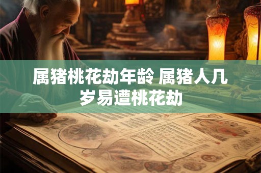 属猪桃花劫年龄 属猪人几岁易遭桃花劫