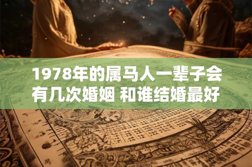 1978年的属马人一辈子会有几次婚姻 和谁结婚最好