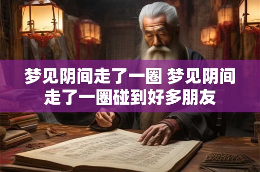 梦见阴间走了一圈 梦见阴间走了一圈碰到好多朋友