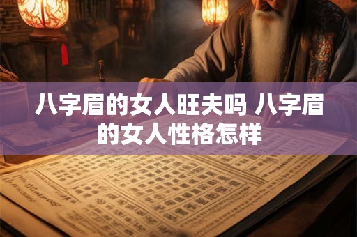 八字眉的女人旺夫吗 八字眉的女人性格怎样