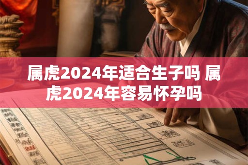 属虎2024年适合生子吗 属虎2024年容易怀孕吗