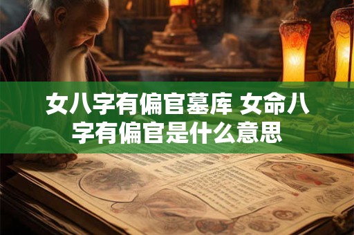 女八字有偏官墓库 女命八字有偏官是什么意思