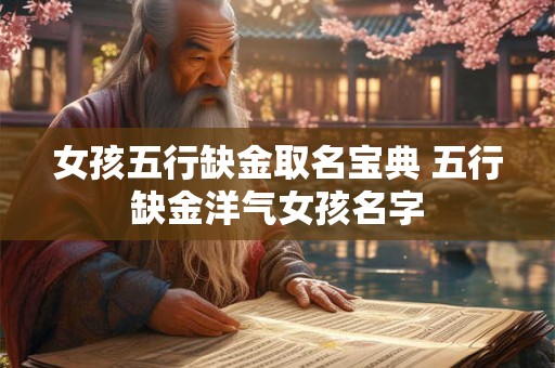 女孩五行缺金取名宝典 五行缺金洋气女孩名字