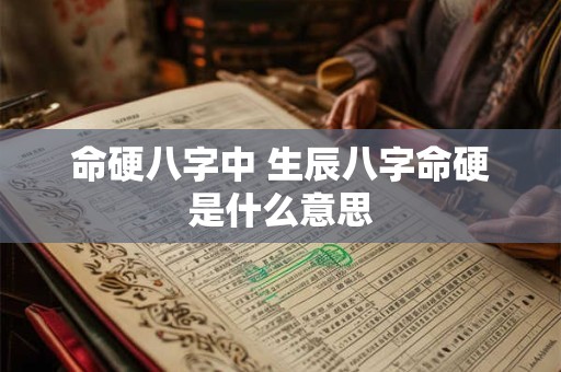 命硬八字中 生辰八字命硬是什么意思