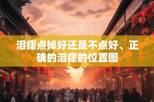 泪痣点掉好还是不点好、正确的泪痣的位置图