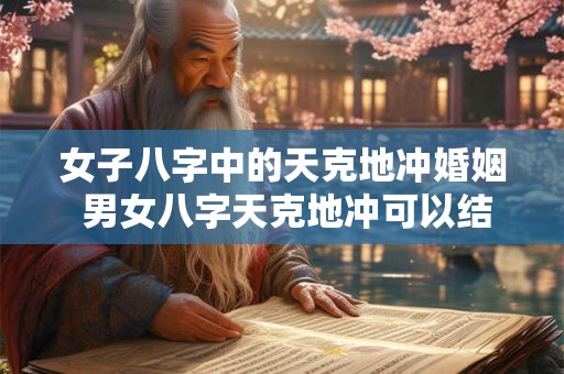 女子八字中的天克地冲婚姻 男女八字天克地冲可以结婚吗