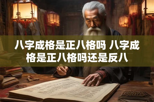 八字成格是正八格吗 八字成格是正八格吗还是反八