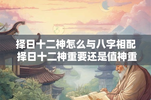 择日十二神怎么与八字相配 择日十二神重要还是值神重要