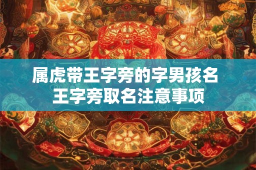 属虎带王字旁的字男孩名 王字旁取名注意事项