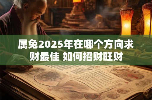 属兔2025年在哪个方向求财最佳 如何招财旺财