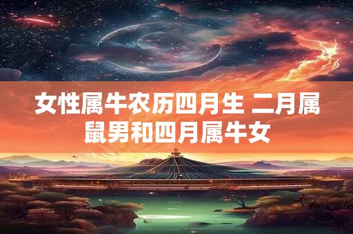 女性属牛农历四月生 二月属鼠男和四月属牛女