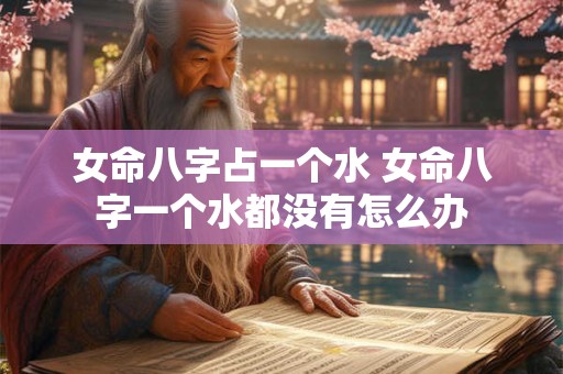 女命八字占一个水 女命八字一个水都没有怎么办
