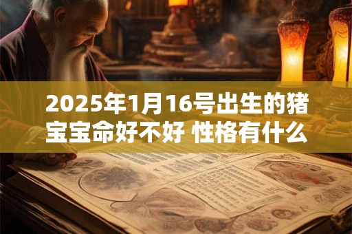 2025年1月16号出生的猪宝宝命好不好 性格有什么特点