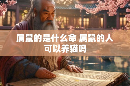 属鼠的是什么命 属鼠的人可以养猫吗