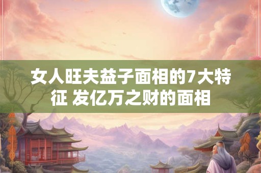女人旺夫益子面相的7大特征 发亿万之财的面相 女人旺夫益子面相的7大特征 发亿万之财的面相