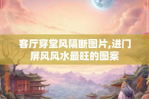 客厅穿堂风隔断图片,进门屏风风水最旺的图案