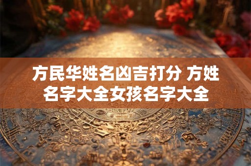 方民华姓名凶吉打分 方姓名字大全女孩名字大全