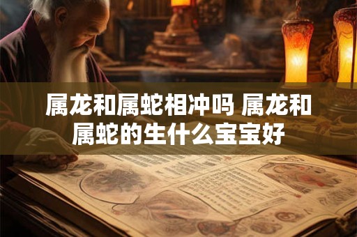 属龙和属蛇相冲吗 属龙和属蛇的生什么宝宝好