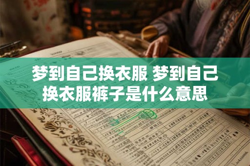梦到自己换衣服 梦到自己换衣服裤子是什么意思