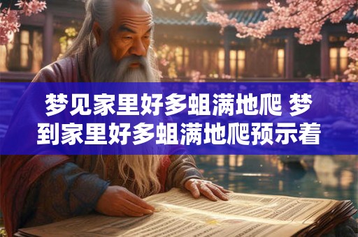 梦见家里好多蛆满地爬 梦到家里好多蛆满地爬预示着什么