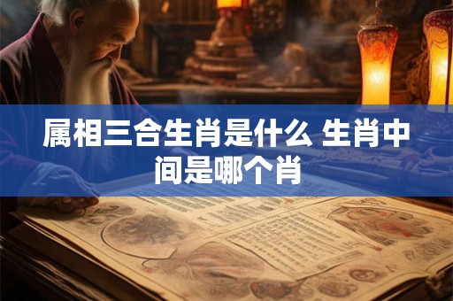 属相三合生肖是什么 生肖中间是哪个肖