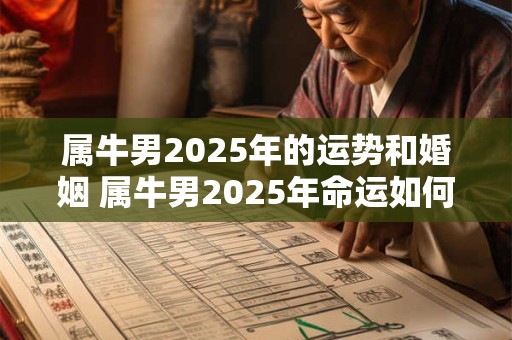 属牛男2025年的运势和婚姻 属牛男2025年命运如何