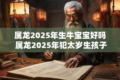 属龙2025年生牛宝宝好吗 属龙2025年犯太岁生孩子有什么影响