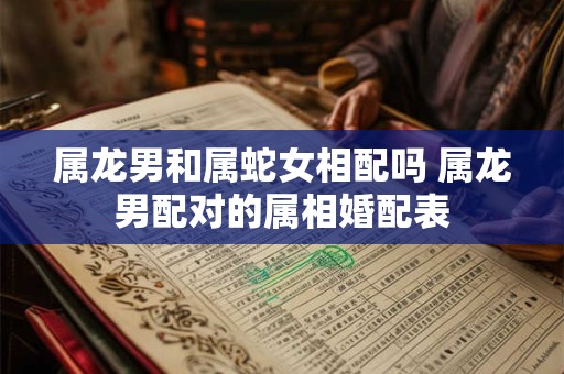 属龙男和属蛇女相配吗 属龙男配对的属相婚配表