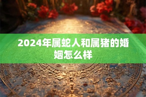 2024年属蛇人和属猪的婚姻怎么样