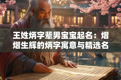 王姓炳字辈男宝宝起名:熠熠生辉的炳字寓意与精选名字 王姓炳字辈男宝宝起名:熠熠生辉的炳字寓意与精选名字