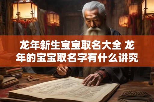 龙年新生宝宝取名大全 龙年的宝宝取名字有什么讲究