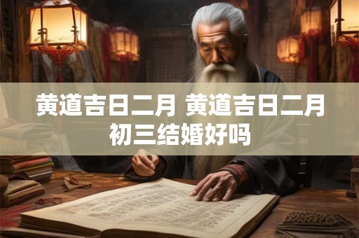 黄道吉日二月 黄道吉日二月初三结婚好吗