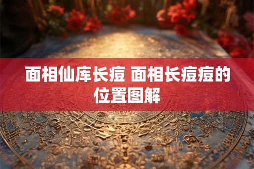 面相仙库长痘 面相长痘痘的位置图解