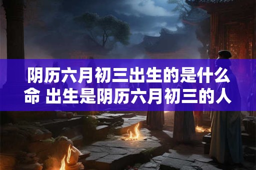 阴历六月初三出生的是什么命 出生是阴历六月初三的人是什么星座的