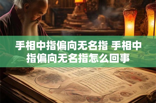 手相中指偏向无名指 手相中指偏向无名指怎么回事