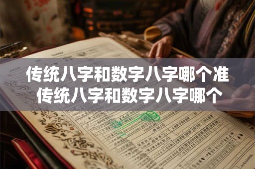 传统八字和数字八字哪个准 传统八字和数字八字哪个准确一点