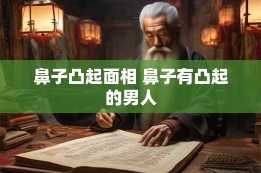 鼻子凸起面相 鼻子有凸起的男人